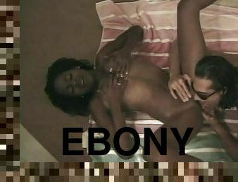 Ebony Slut Fucked In Hallway