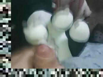 Toothles son play with my penis