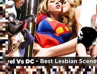 Marvel Vs DC Best Lesbian Scenes, Scene #01