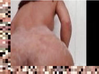 Petite Big Booty Horny Asian Girl Riding Juicy Huge Dildo In Bath