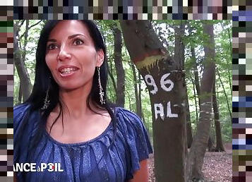 Gorgeous Milf Gets Laid In The Woods - Dark Haired