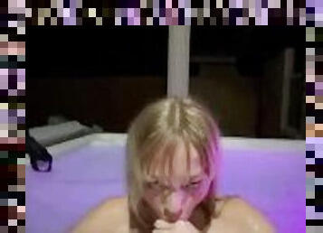 Blonde GF Hot Tub Sex