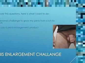PENIS ENLARGEMENT Challange OF @growyourpenis - a new type of extender, easy to use, even at night