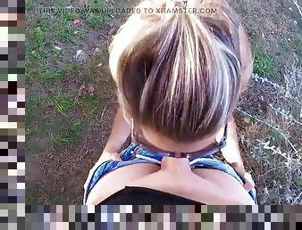 en-plein-air, public, amateur, fellation, ejaculation-sur-le-corps, milf, hardcore, point-de-vue, culotte, bout-a-bout