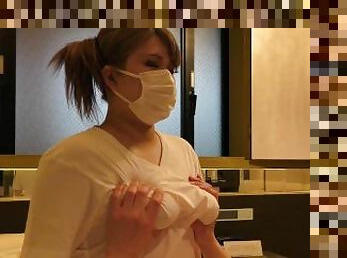 asiatique, gros-nichons, amateur, japonais, massage, naturel, seins, sexe-habillé