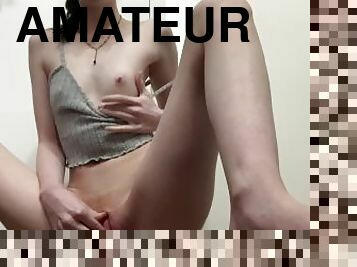 masturbation, amatör, leksak, hemmagjord, pov, ritt, dildo, ensam, cowgirl, goth