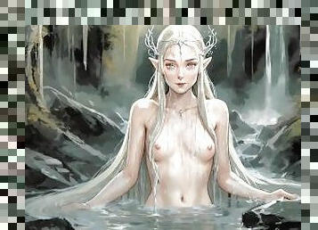 The Ethereal Naked Body of Galadriel - Lord of the Rings Porn Parody