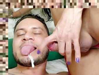 transsexual, anal, chupanços, tiro-ao-alvo, hardcore, latina, transsexual-tranny, brasil, meias, ejaculação