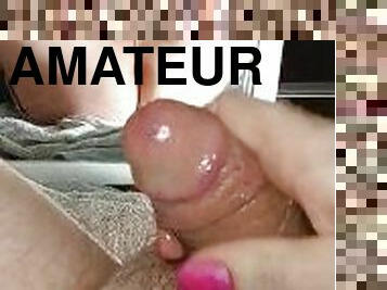 énorme, masturbation, amateur, hardcore, horny, belle, massive, bite