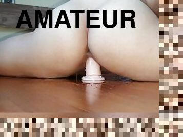 masturbation, chatte-pussy, giclée, amateur, jouet, horny, pute, gode, solo, humide