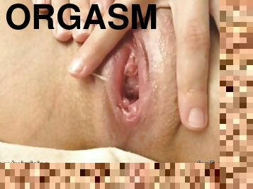 masturbação, orgasmo, cona-pussy, sozinho