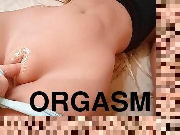 masturbation, orgasme, giclée, doigtage, gode, vagin, attrapée, solo