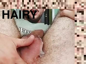 A man with a hairy ass in your face