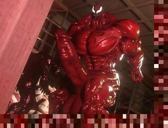 POWER UP Carnage hyper muscle growth animation