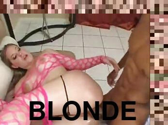 interracial, rubia