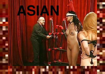 asiatisk, storatuttar, gammal, bdsm, trekant, bunden, ung18, äldre, fetisch, bondage