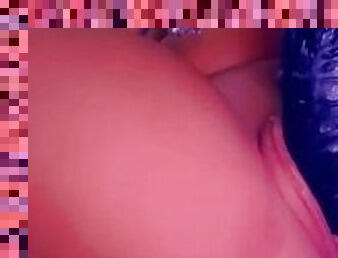 masturbation, chatte-pussy, amateur, jouet, black, belle-femme-ronde, gode, solo, blanc