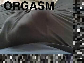 Quick orgasm through my panties