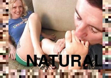masturbation, babes, ejaculation-sur-le-corps, pieds, jeune-18, blonde, naturel, fétiche, tatouage, flexible