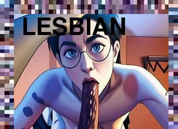 Emo Lesbian Fucks BBC for free rent (Trailer)
