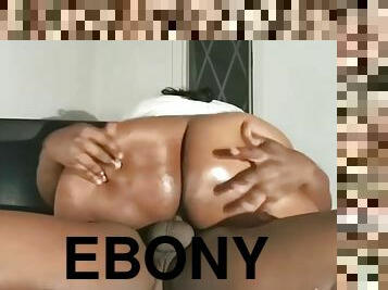 BBW Ebony Gets Hard Riding Creampie 3