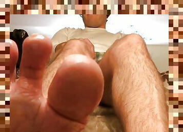 Man Smothers Sissy With Sweaty Feet POV PREVIEW