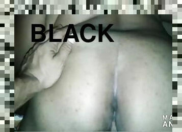 grosse, poilue, chatte-pussy, amateur, anal, ébène, black, belle-femme-ronde