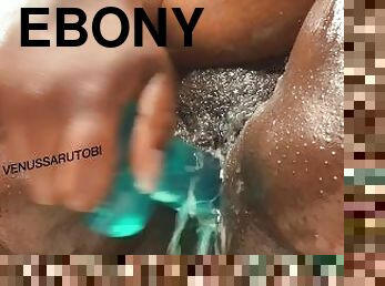 EBONY BBW VENUS SARUTOBI CREAMING AND SQUIRTING OF/VENUS SARUTOBI