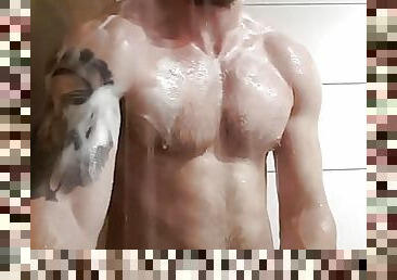 baignade, amateur, gay, jeune-18, ejaculation, européenne, euro, fétiche, douche, musclé