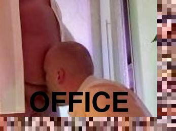 The Office - Boss & Apprentice kiss in crisp white shirts and suck each others big cocks