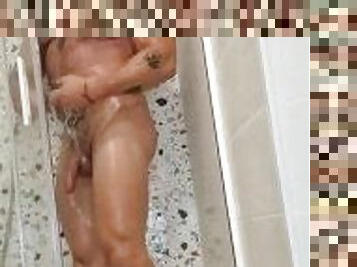 mandi, mastubasi, amatir, penis-besar, homo, handjob-seks-dengan-tangan-wanita-pada-penis-laki-laki, teransang, mandi-shower, seorang-diri, berotot