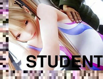 Small tits student and old yoga teacher - 3d hentai uncensored v454