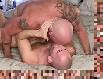 Muscle Boy and Step-Daddy Make-Out
