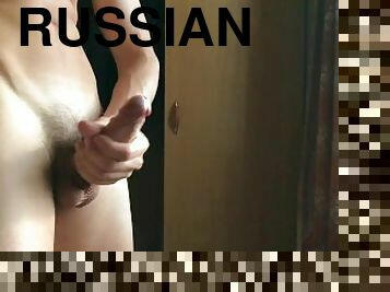 masturbation, russe, ejaculation-sur-le-corps, énorme-bite, gay, secousses, sperme, parfait, fétiche, solo