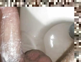 Cumshot handjob bathroom nanga my big cock 