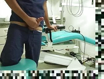 Handjob in the dentist's office full video