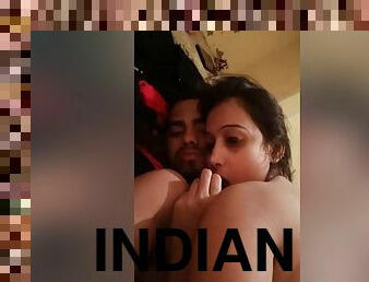 Indian Bhabhi With Dever In Oyo Hotel