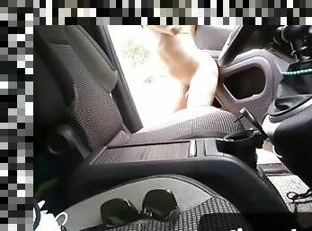 masturbación, al-aire-libre, público, amateur, anal, gay, paja, coche, europeo, euro