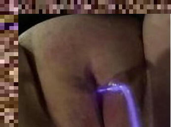 violet wand electro play raw pussy