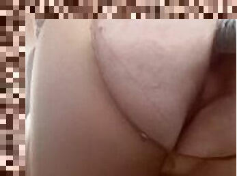 masturbación, orgasmo, amateur, anal, primera-vez, máquinas, bonita, consolador