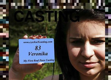 Patrick & Veronika in Playful Teen At Her First Porn Casting - Porncz