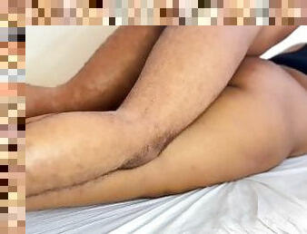 Latina Beautiful Teen Stepmom Playing Game on bed then Hot Stepson Fuck her BigAss & Cum Behind