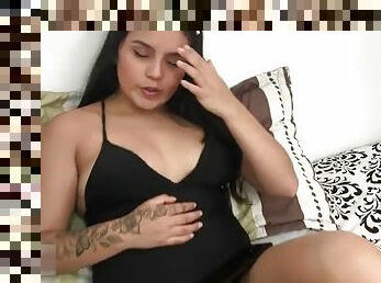 Hard sex with a beautiful Latina in my apartment - Porn in Spanish