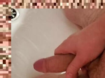 baignade, masturbation, orgasme, amateur, ejaculation-sur-le-corps, douche, petit-ami, solo