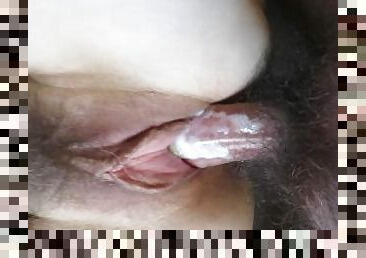 peluda, orgasmo, coño-pussy