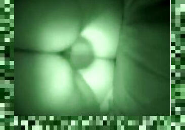 Night vision Spread Eagle Military Wife Bbw fuck till orgasm