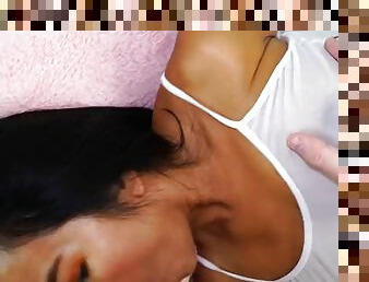 asiatique, gros-nichons, fellation, ejaculation-sur-le-corps, milf, point-de-vue, thaï, sur-le-visage, ejaculation, lingerie