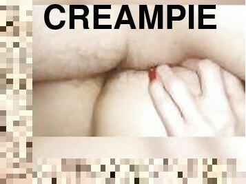 Girl gets 1st anal creampie