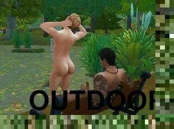 Sims 4 Toddy & Step Brother Owen Outdoor Fuck WickedWhims