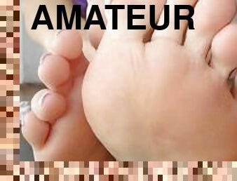 amateur, babes, pieds, point-de-vue, mignonne, assez, fétiche, réalité, taquinerie, orteils